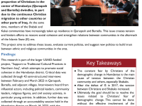 Policy Brief - Critical Issues for Social Cohesion in Hamdaniya